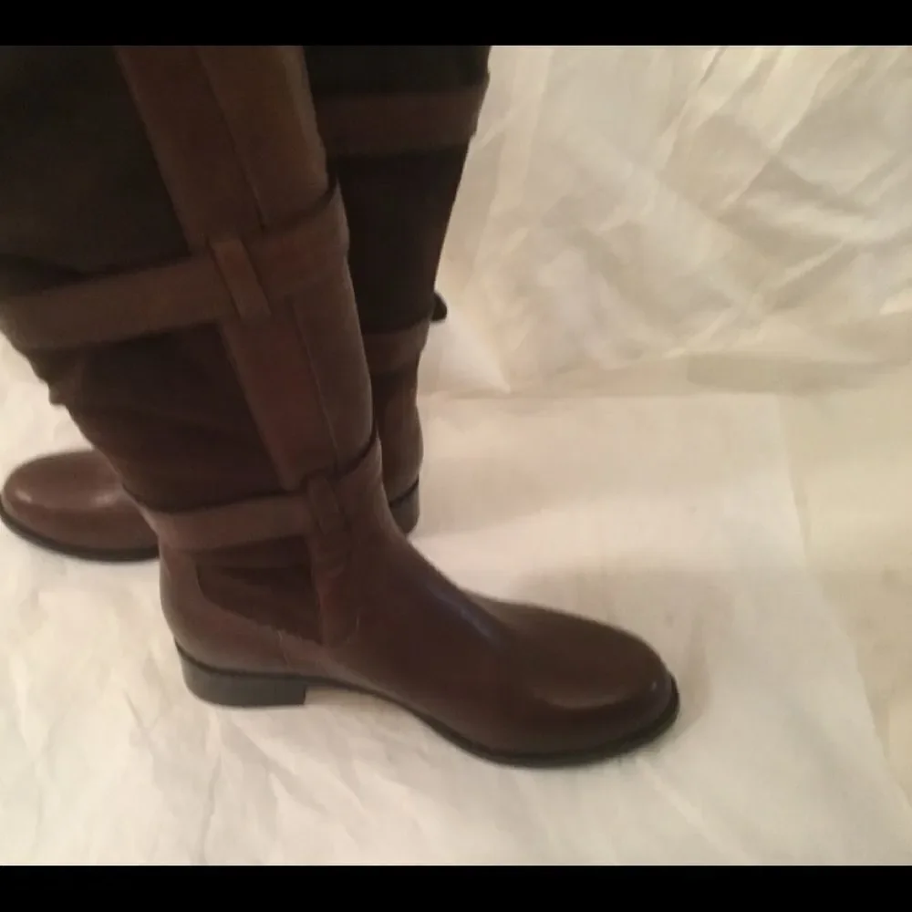 New Cole Haan Avalon Triple Buckle Suede Leather